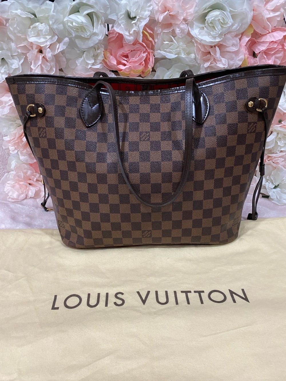 Louis Vuitton Damier Ebene Neverfull MM